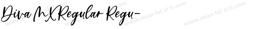 Diva MX Regular Regu字体转换